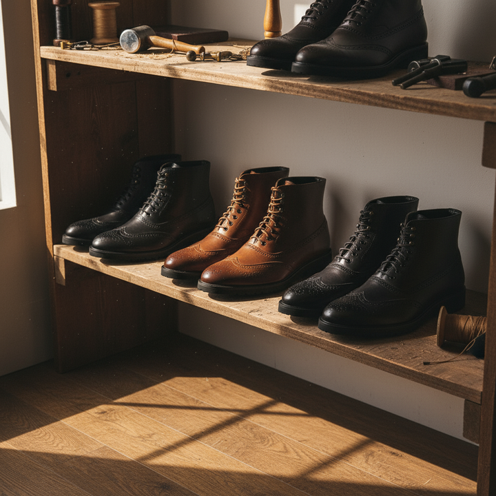 Men's Leather Boots – Braxton Classic Style