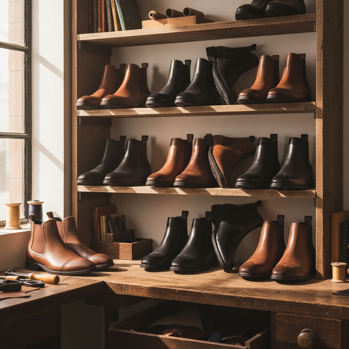 Men's Leather Chelsea Boots – Crawford