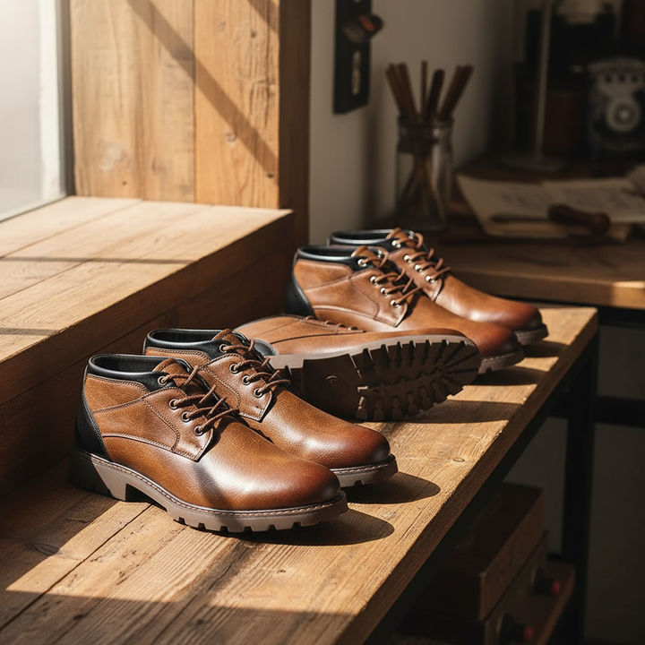 Men's Leather Boots – Dakota Rugged Style