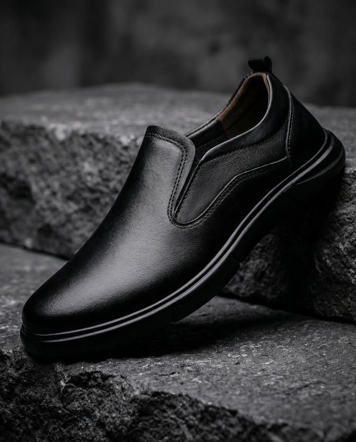 Men's Leather Slip-On Shoes – Crosswind