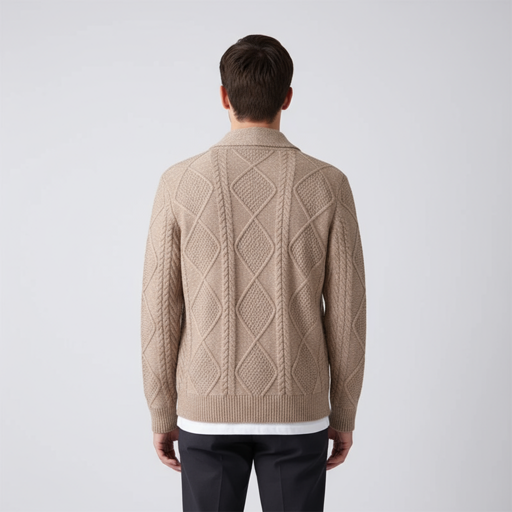 Men's Wool Cardigan Sweater – Warm Everyday Style