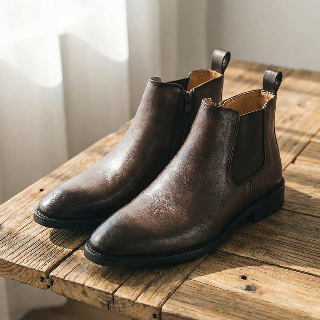 Men's Leather Chelsea Boots – Sutter