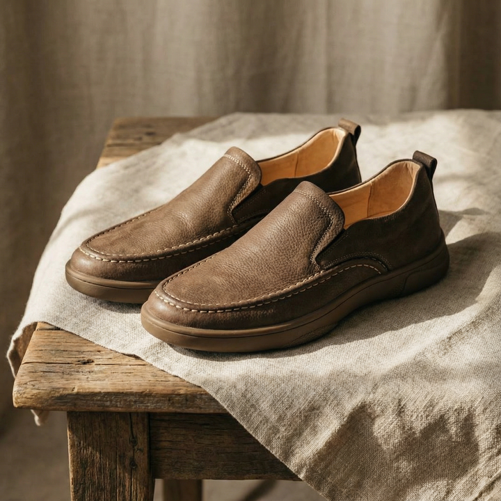 Men's Leather Loafers – Homestead Comfort