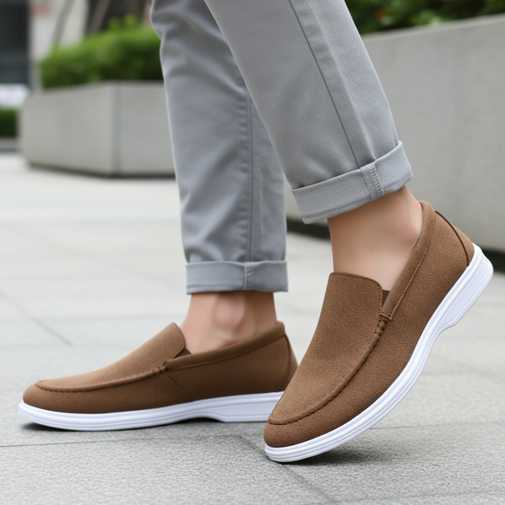Men's Suede Loafers – Premium Comfort