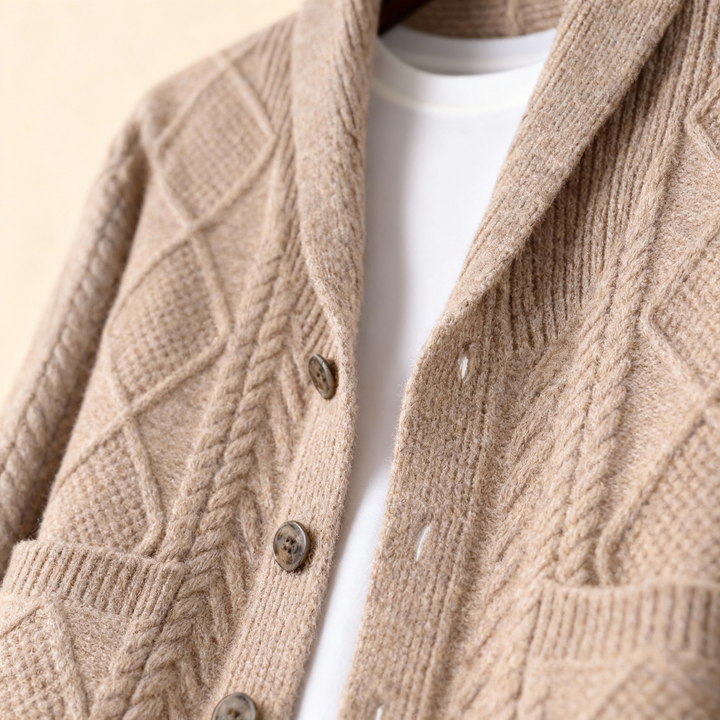 Men's Wool Cardigan Sweater – Warm Everyday Style