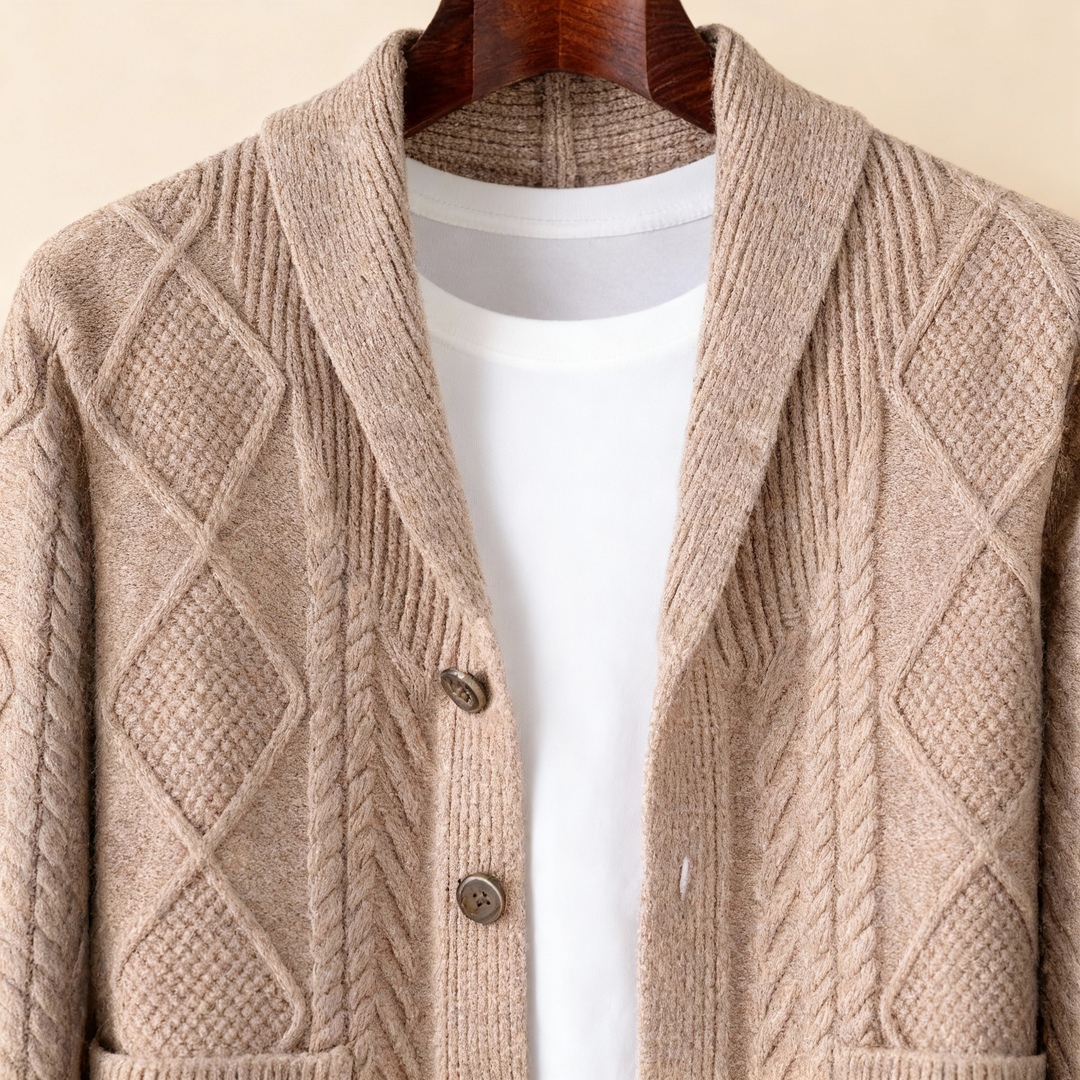 Men's Wool Cardigan Sweater – Warm Everyday Style