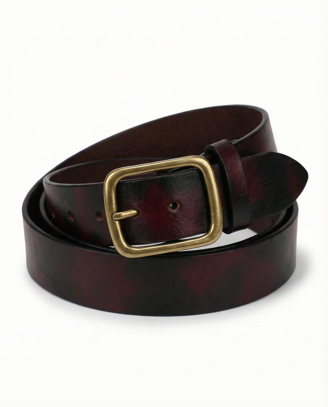 Men's Genuine Cowhide Leather Belt | Heavy-Duty Classic Dress Strap