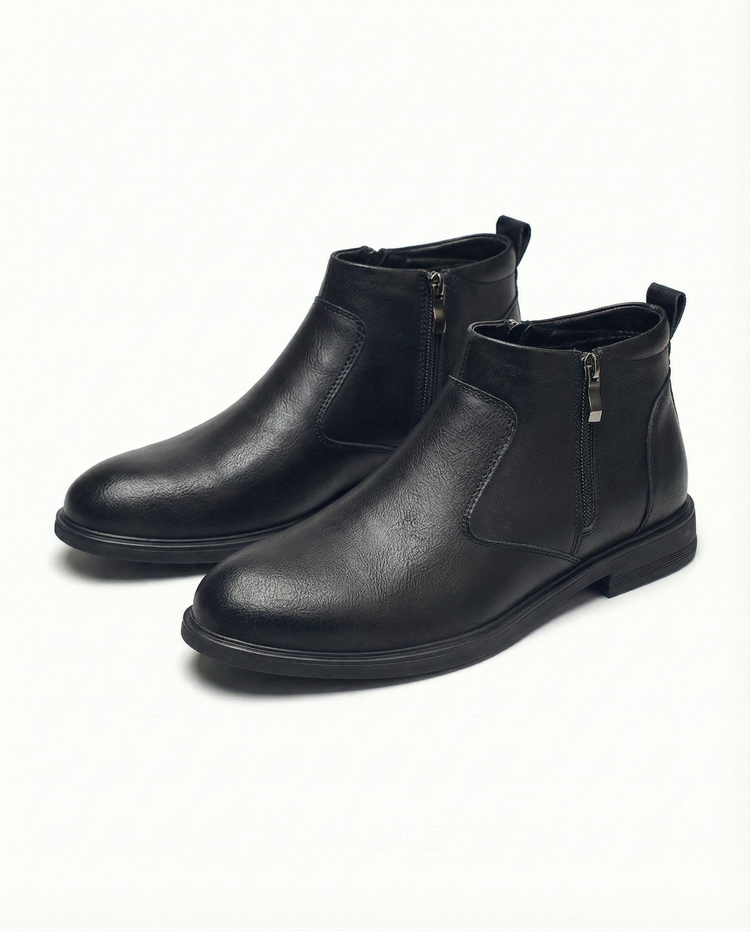 Men's Leather Chelsea Boots – Comfortable Side Zip
