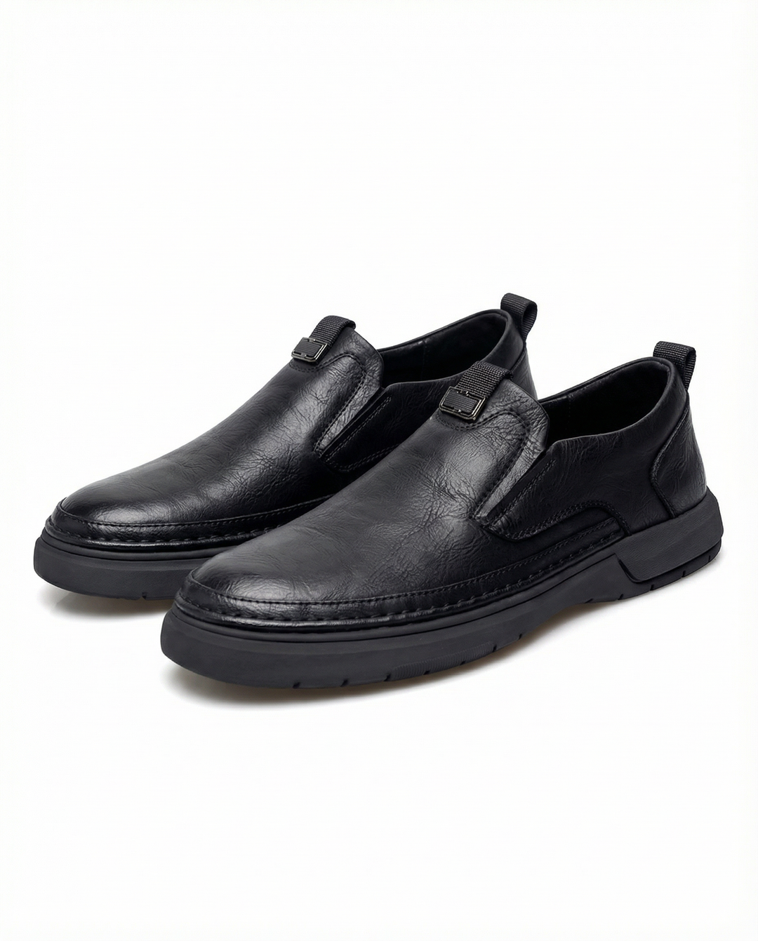 Men's Leather Slip-On Shoes – Workday Comfort