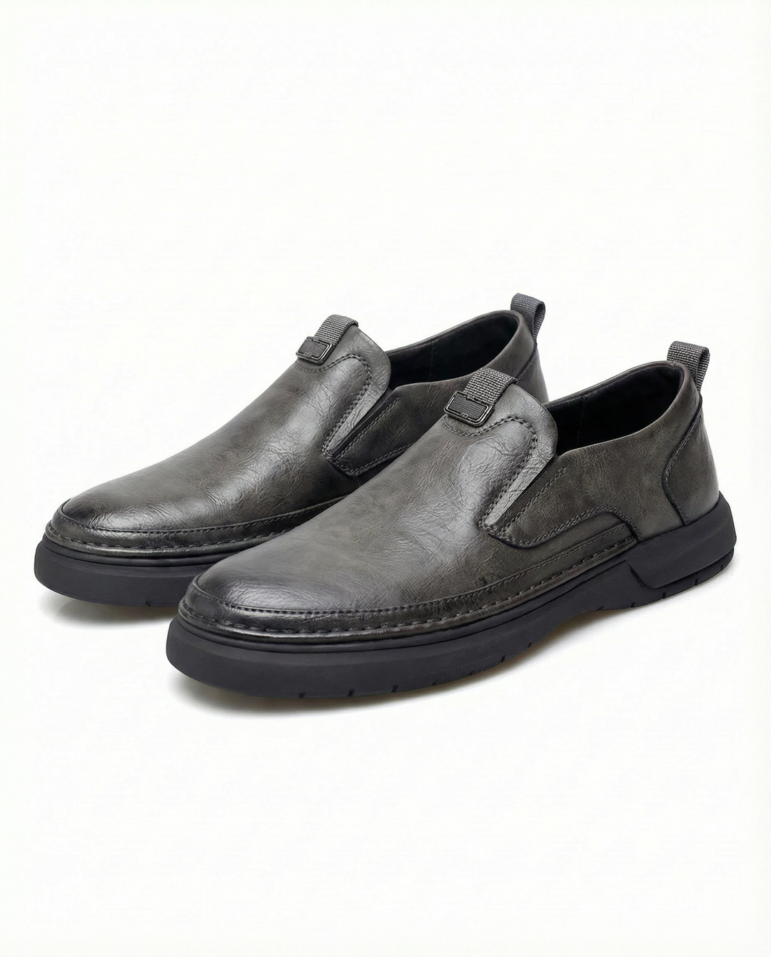 Men's Leather Slip-On Shoes – Workday Comfort
