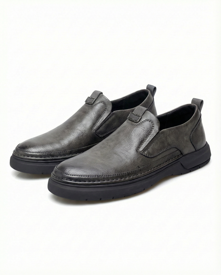 Men's Leather Slip-On Shoes – Workday Comfort