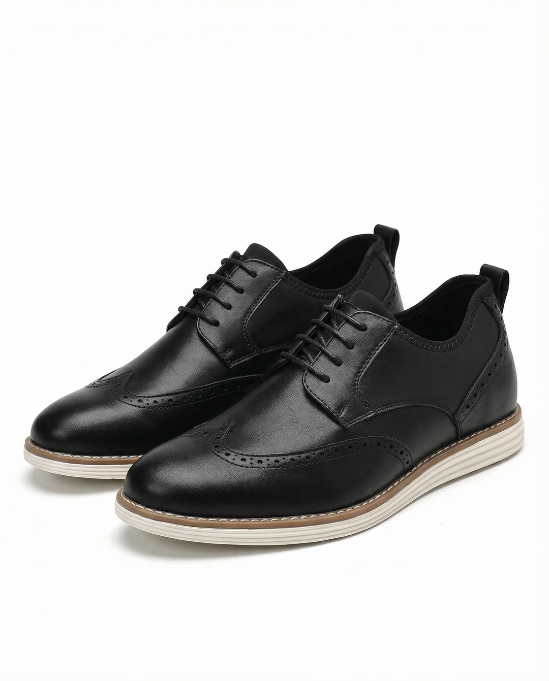 Men's Leather Wingtip Shoes – Classic Smart Style