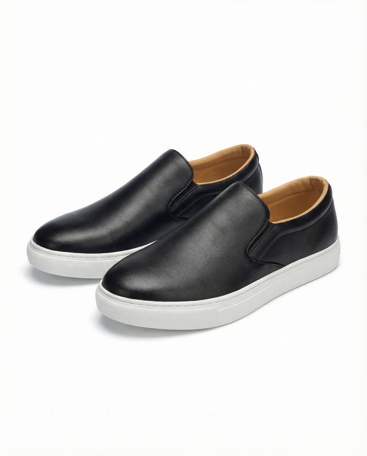 Men's Leather Slip-On Shoes – Easy Everyday Comfort