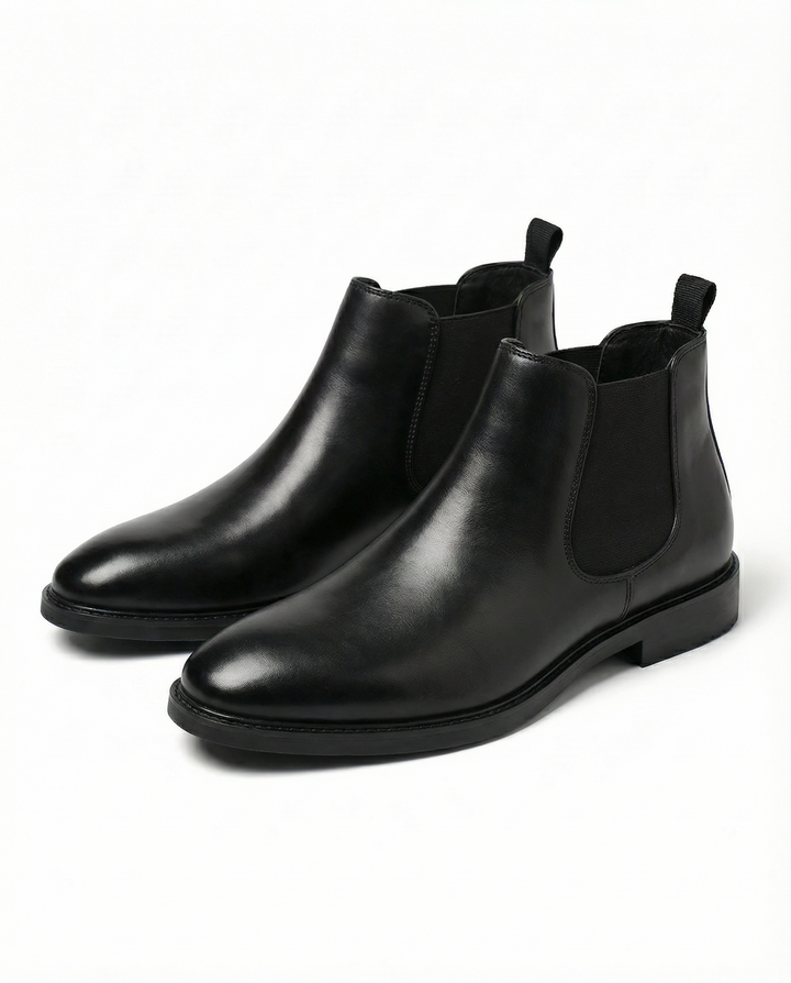 Men's Leather Chelsea Boots – Easy Slip-On Comfort