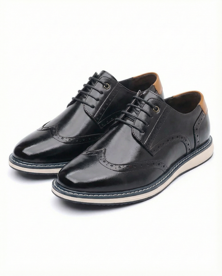 Men's Leather Brogue Shoes – Wayfarer