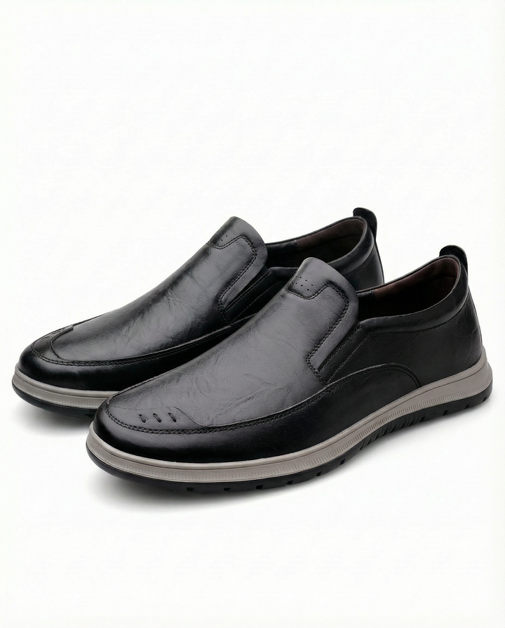 Men's Leather Slip-On Shoes – Stonebrook