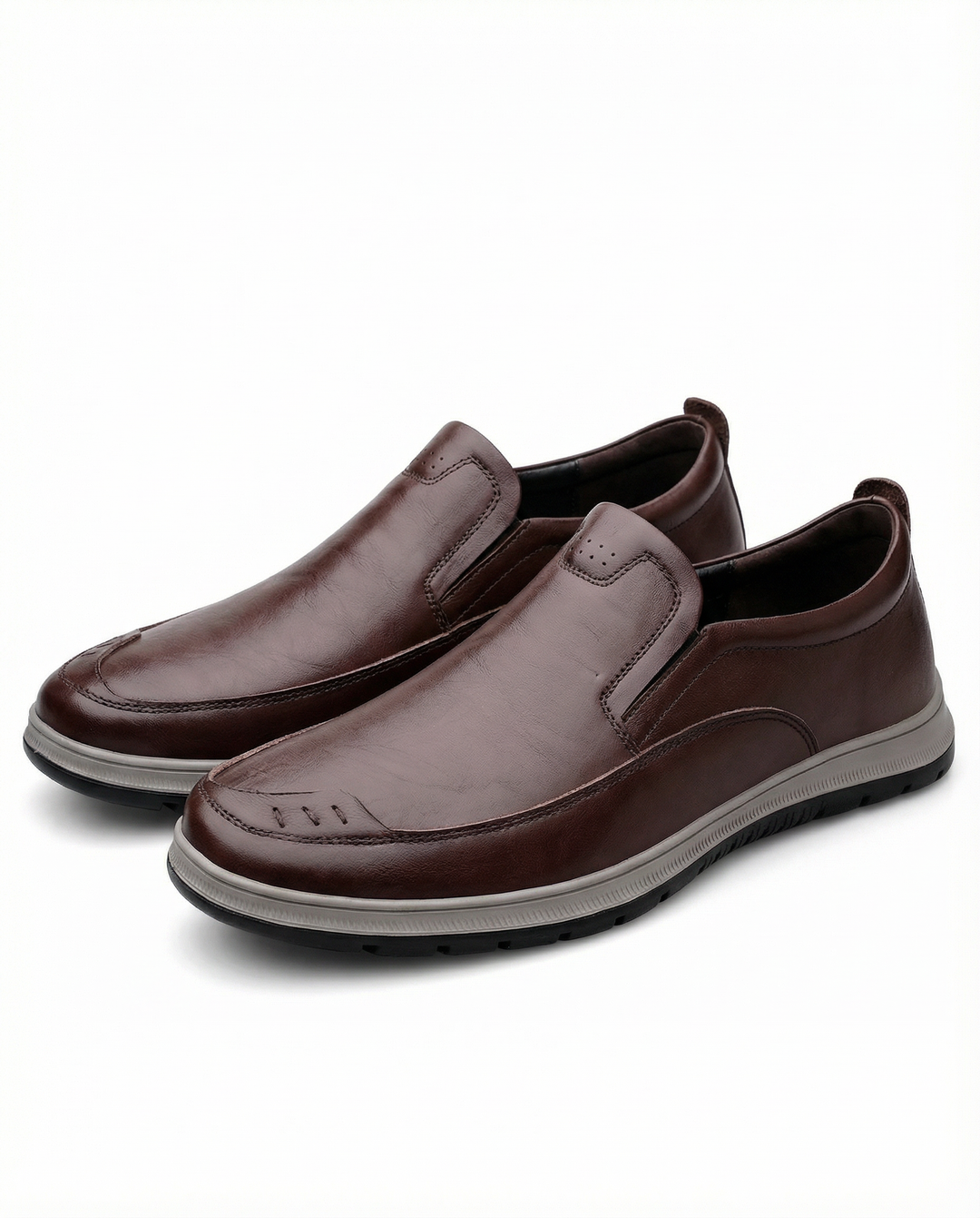 Men's Leather Slip-On Shoes – Stonebrook