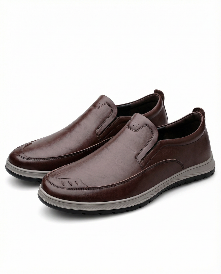 Men's Leather Slip-On Shoes – Stonebrook
