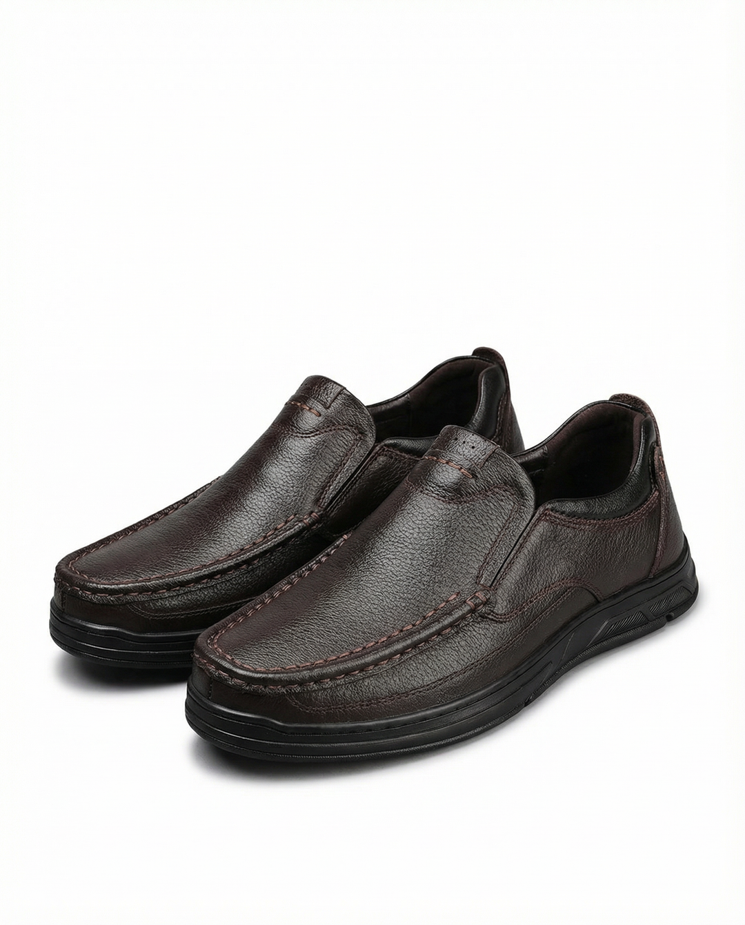 Men's Leather Slip-On Shoes – Ledger