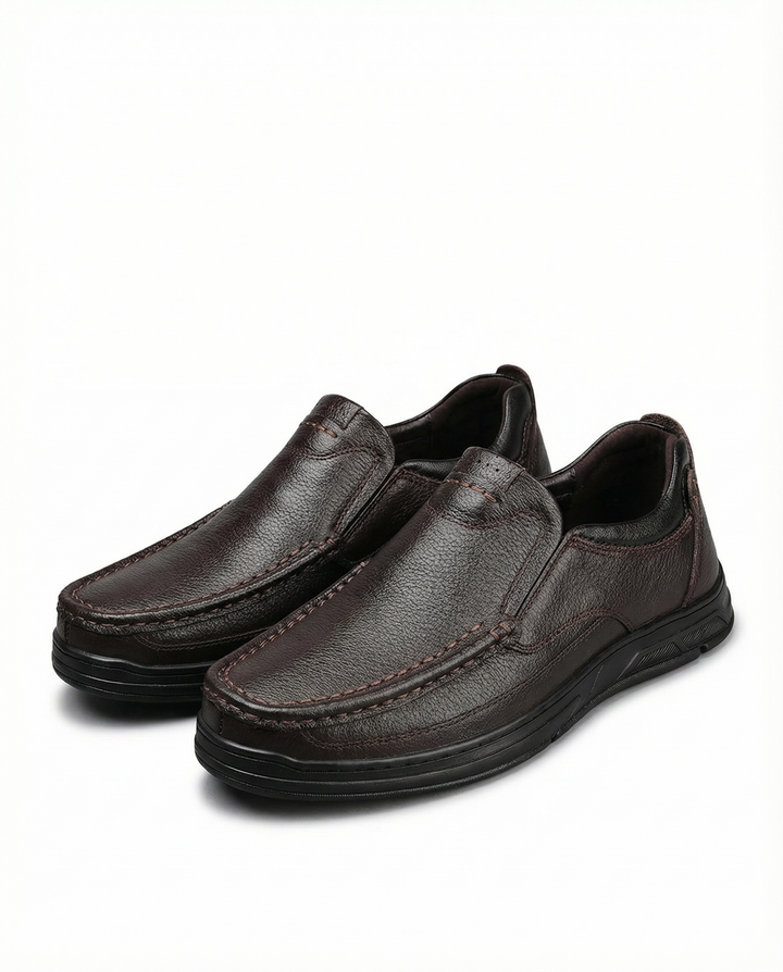 Men's Leather Slip-On Shoes – Ledger