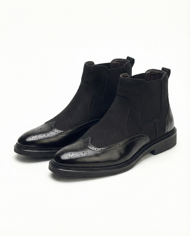 Men's Suede Chelsea Boots – Easy Slip-On Comfort