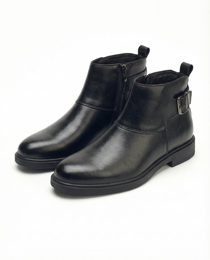 Men's Leather Boots – Easy On-Off Everyday Comfort