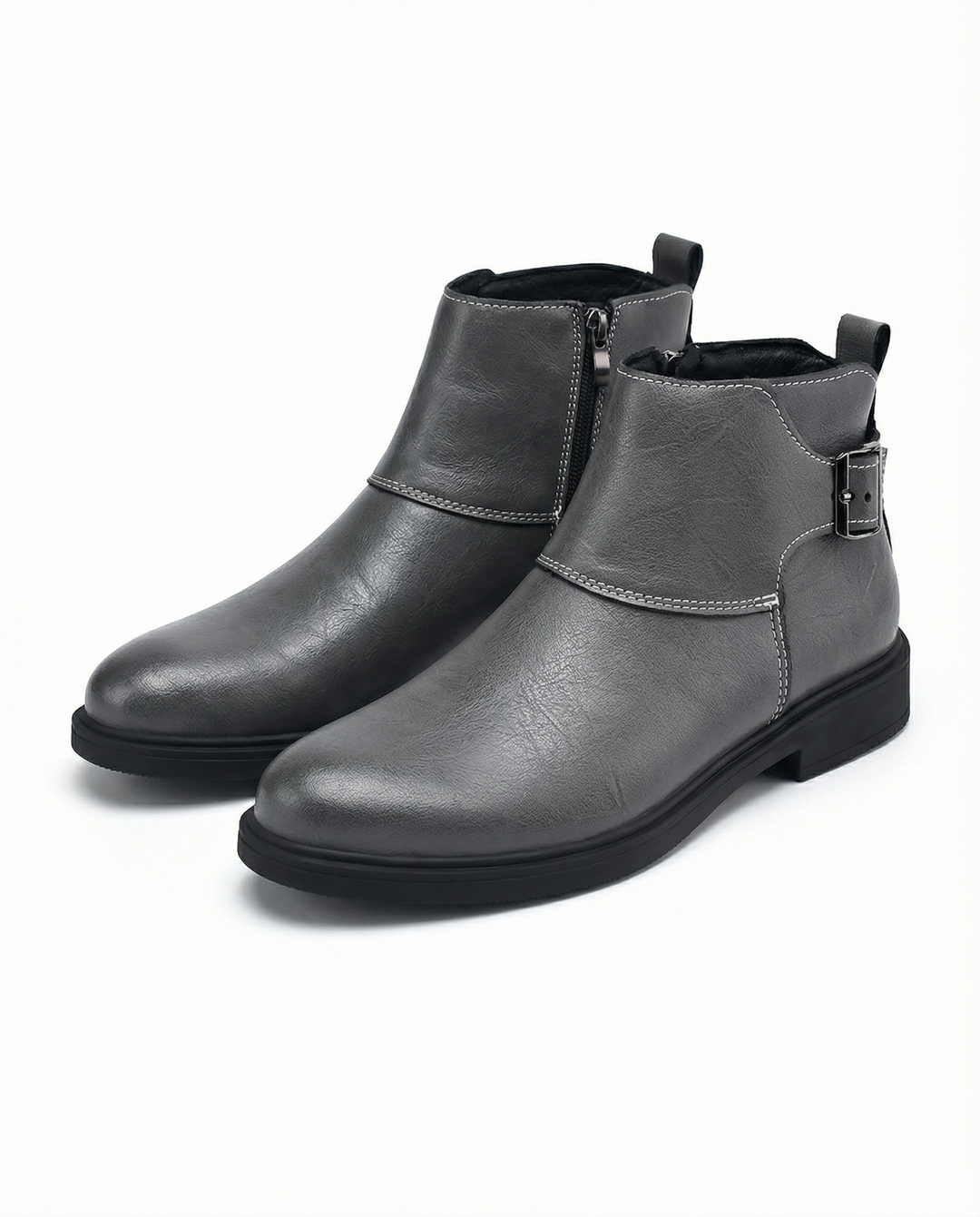 Men's Leather Boots – Easy On-Off Everyday Comfort