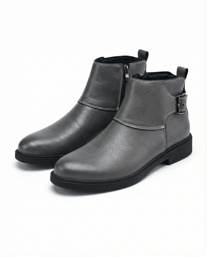 Men's Leather Boots – Easy On-Off Everyday Comfort