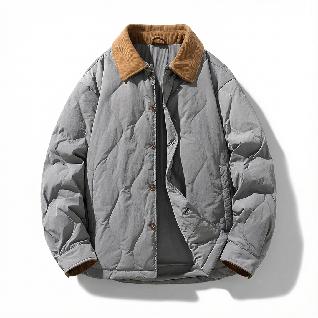 Men's Timberline Quilted Jacket – Warm Cotton Outerwear