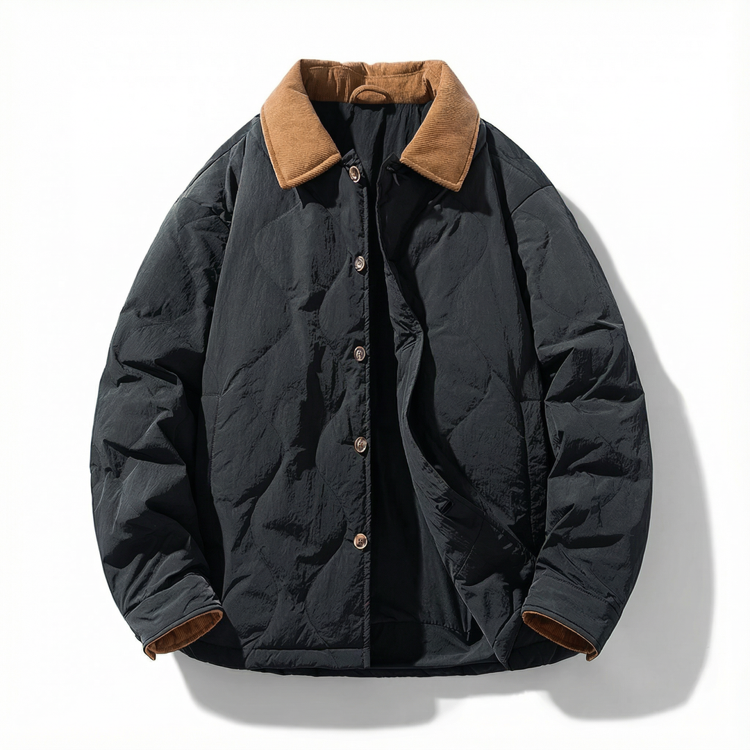 Men's Timberline Quilted Jacket – Warm Cotton Outerwear