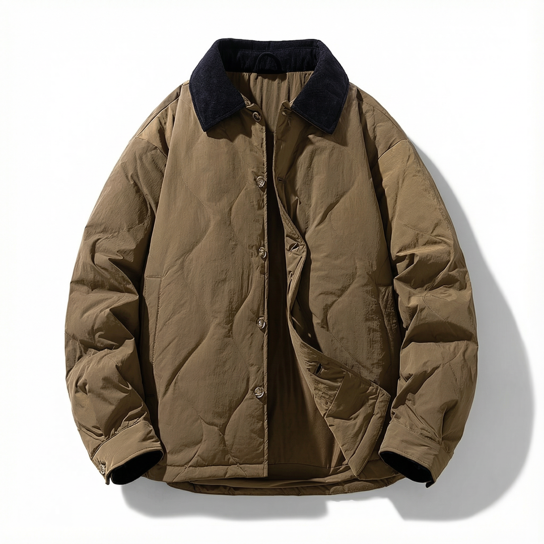 Men's Timberline Quilted Jacket – Warm Cotton Outerwear