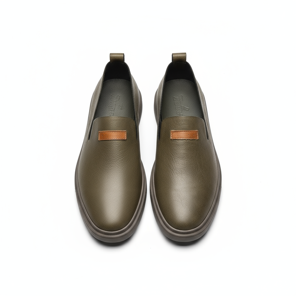 Men's Leather Loafers – Harbor Casual Slip-Ons