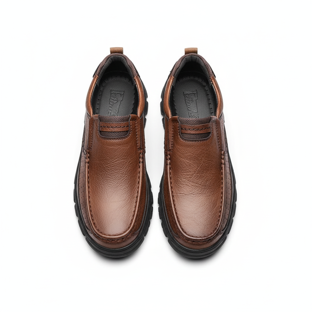 Men's Leather Loafers – Coastline Slip-On