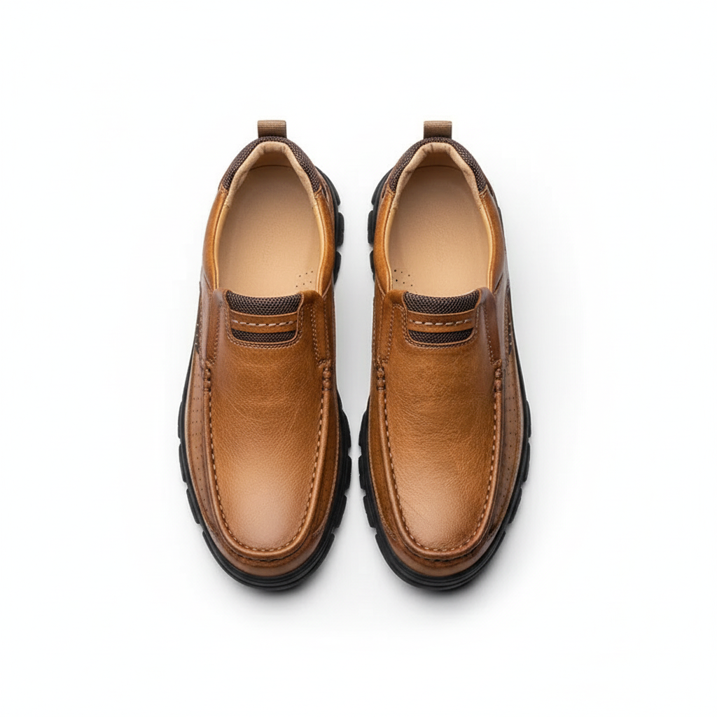Men's Leather Loafers – Coastline Slip-On