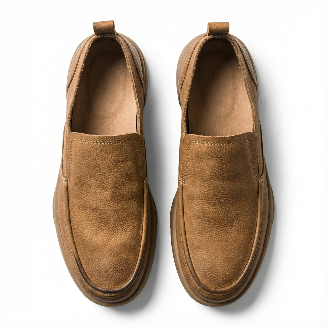 Men's Leather Loafers – Homestead Comfort