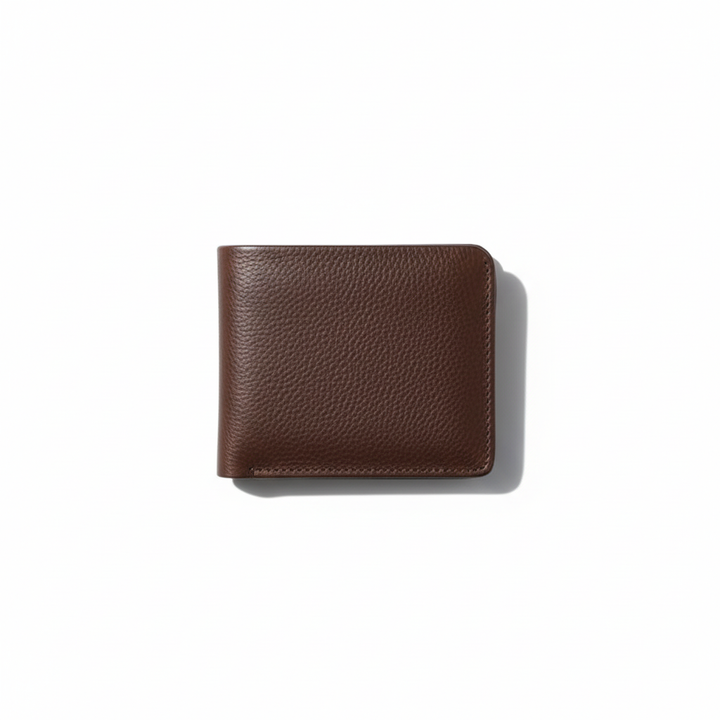 Men's Slim Leather Zip Wallet | RFID Blocking Minimalist Card Holder