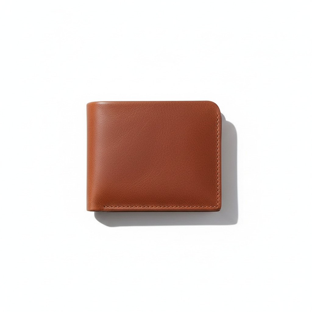 Men's Slim Leather Zip Wallet | RFID Blocking Minimalist Card Holder