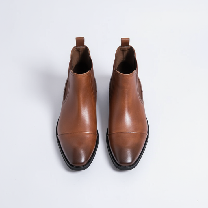 Men's Leather Chelsea Boots – Crawford