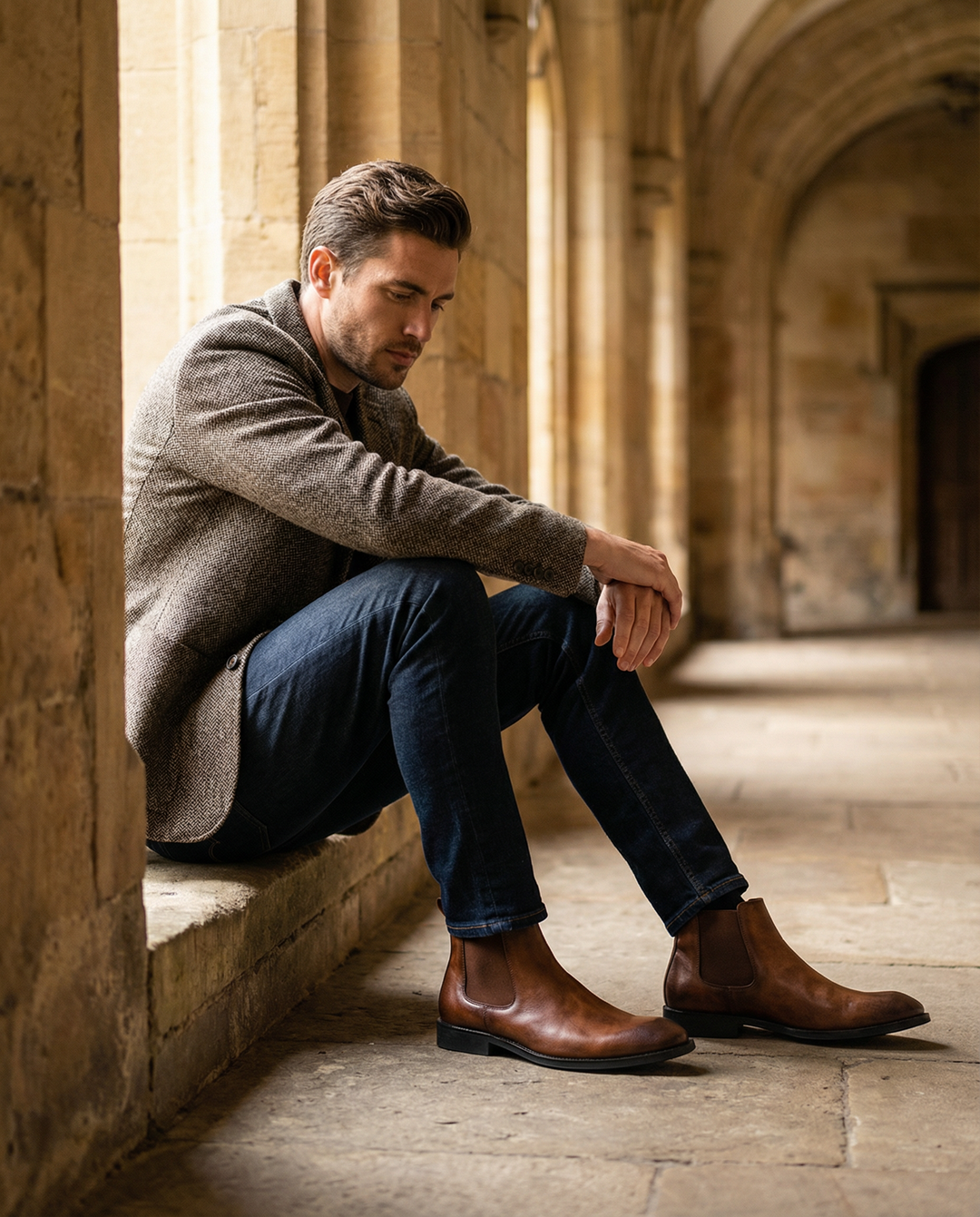 Men's Leather Chelsea Boots – Mason