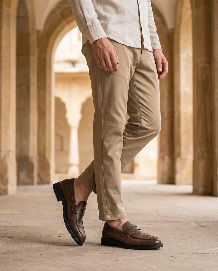 Men's Leather Loafers – Classic Smart Casual Style