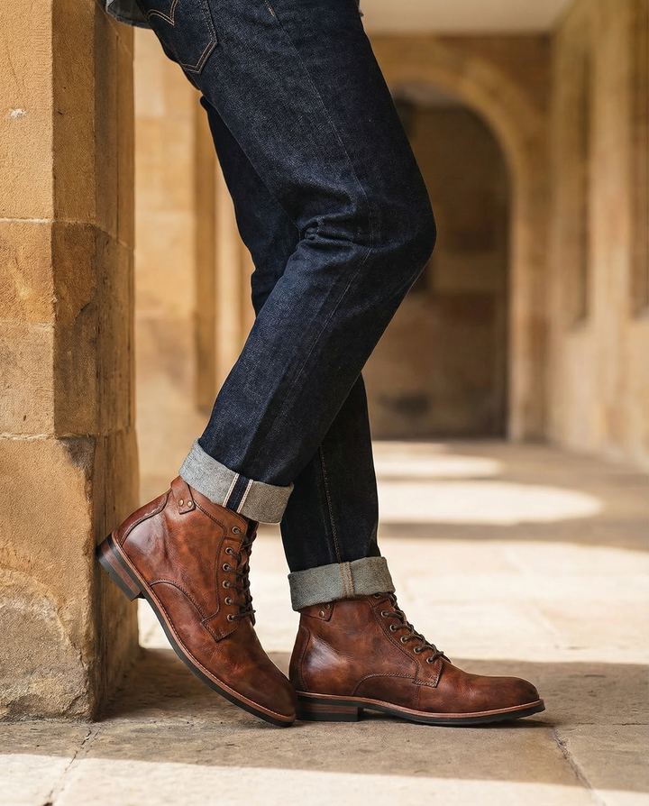 Men's Leather Boots – Rugged Everyday Comfort