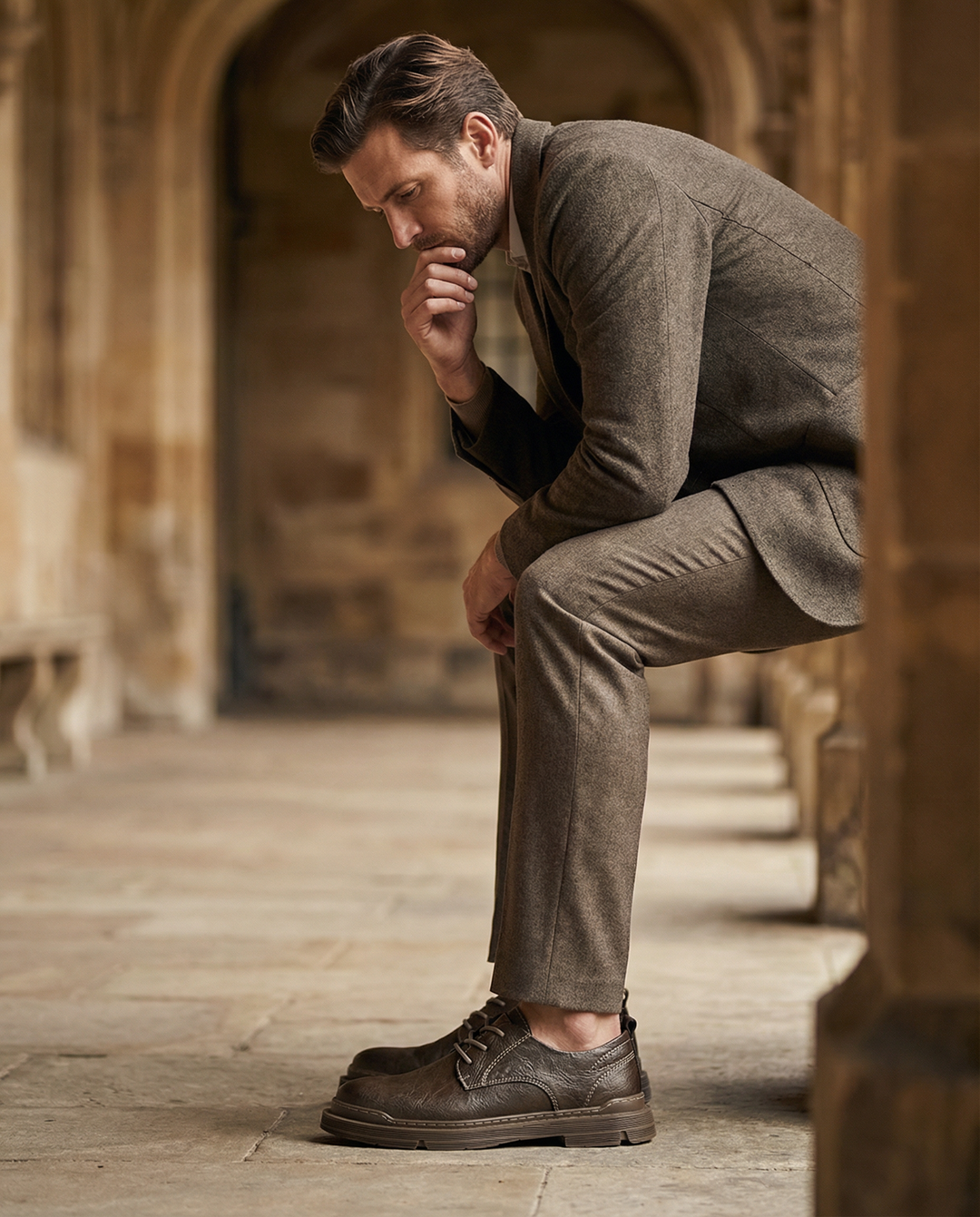 Men's Leather Derby Shoes – Stoneford
