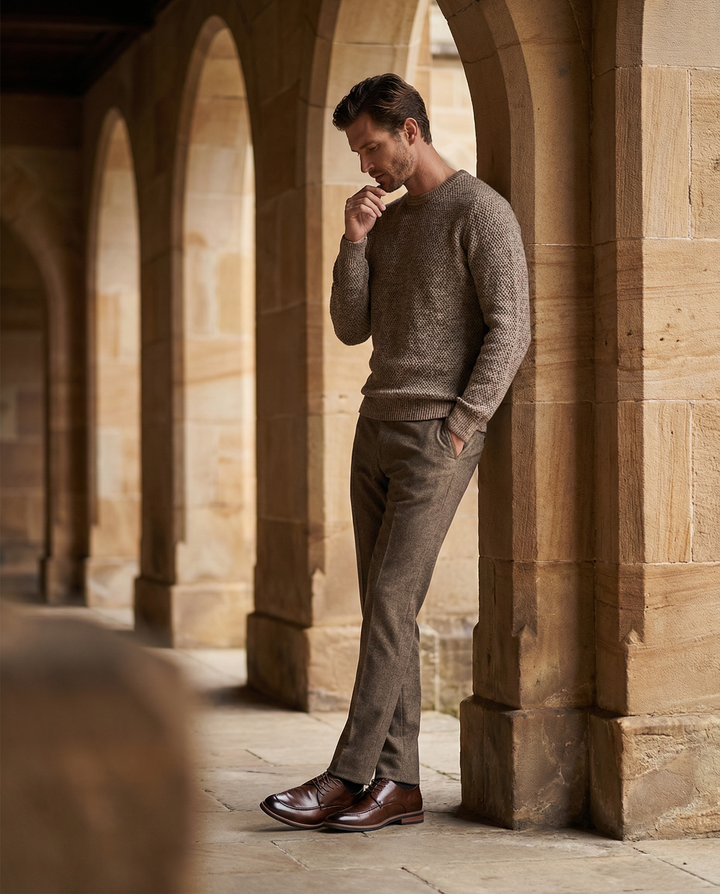 Men's Leather Derby Shoes – Alder