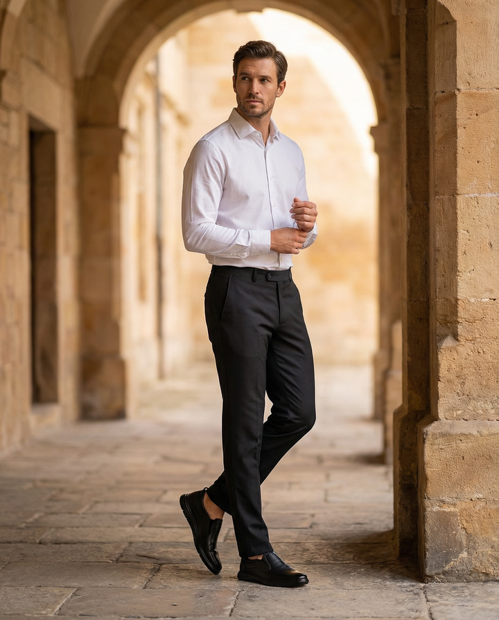 Men's Leather Slip-On Shoes – Crosswind
