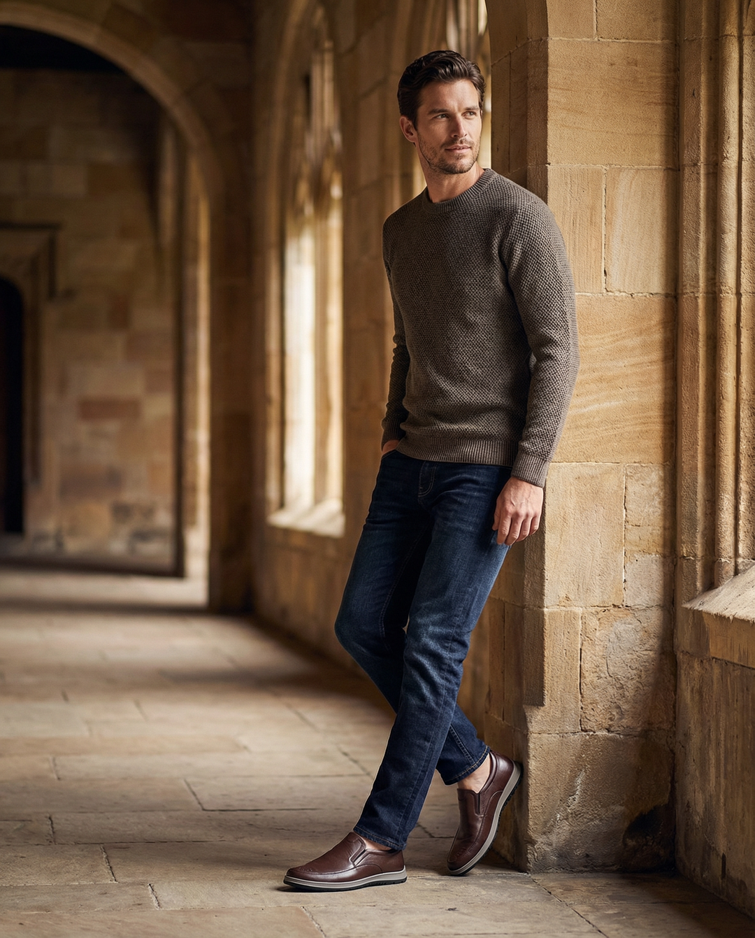 Men's Leather Slip-On Shoes – Stonebrook