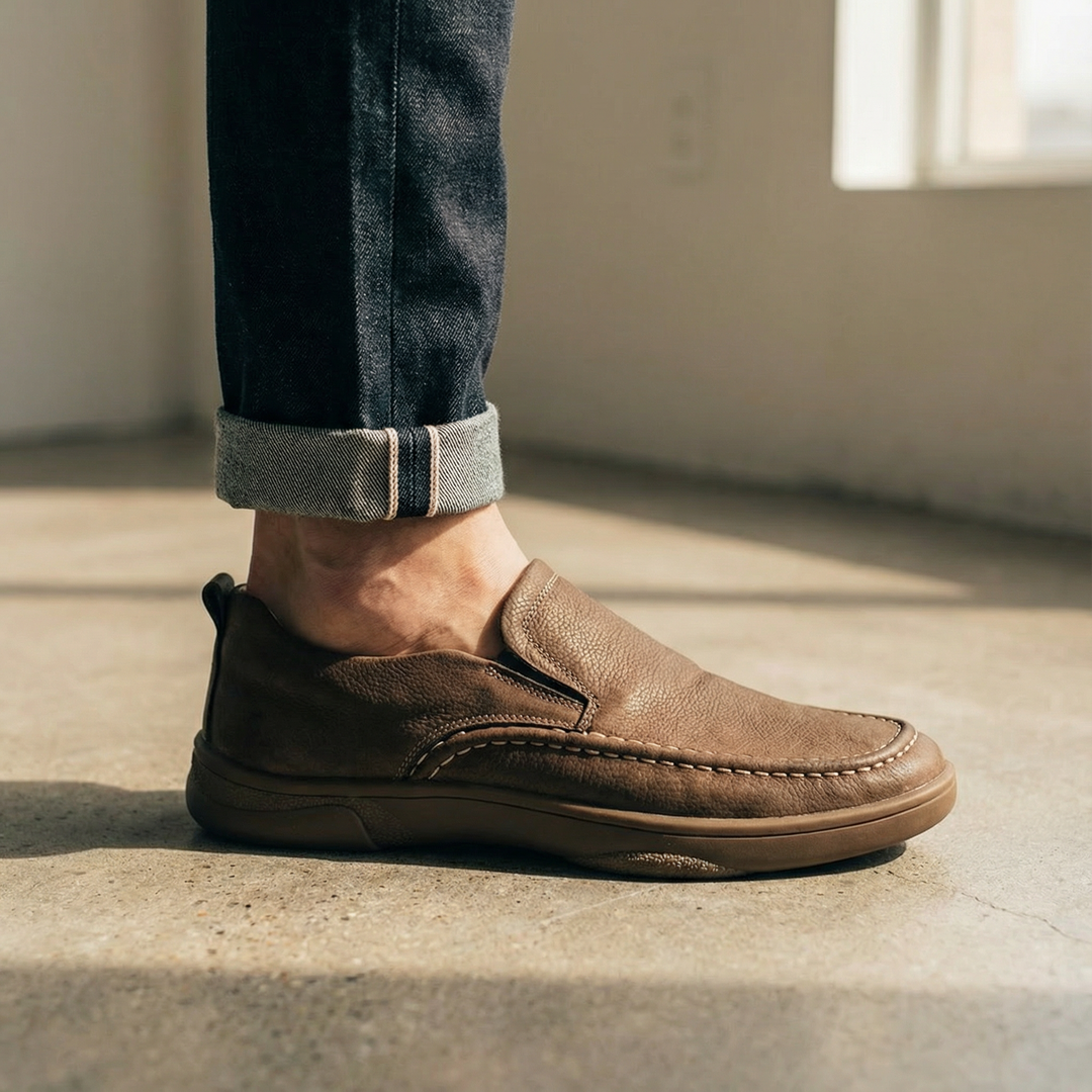 Men's Leather Loafers – Homestead Comfort