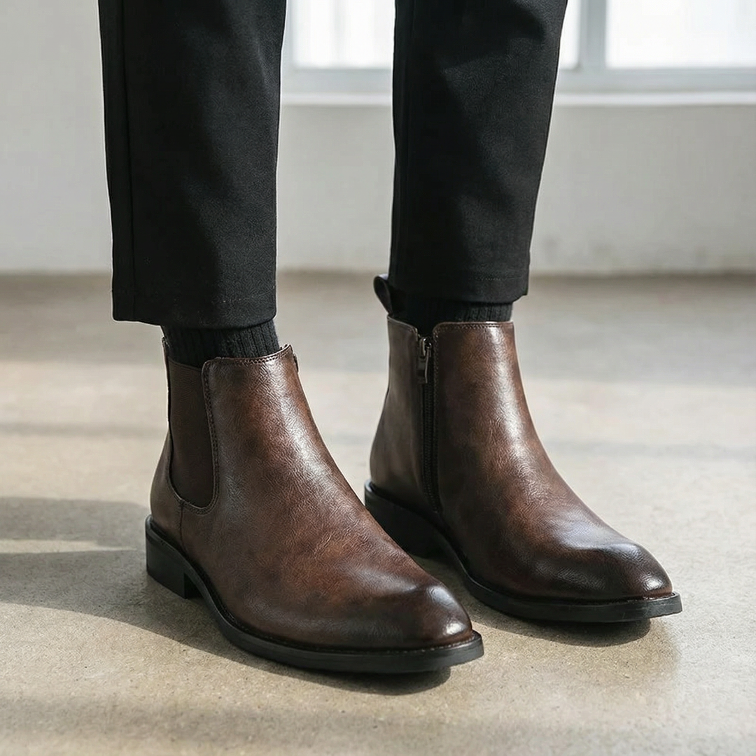 Men's Leather Chelsea Boots – Sutter