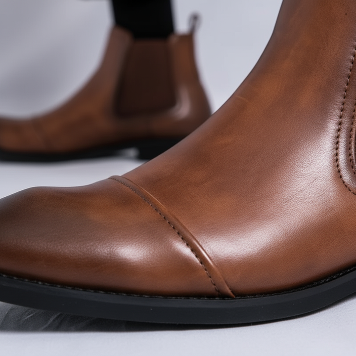 Men's Leather Chelsea Boots – Crawford