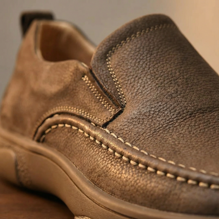Men's Leather Loafers – Homestead Comfort