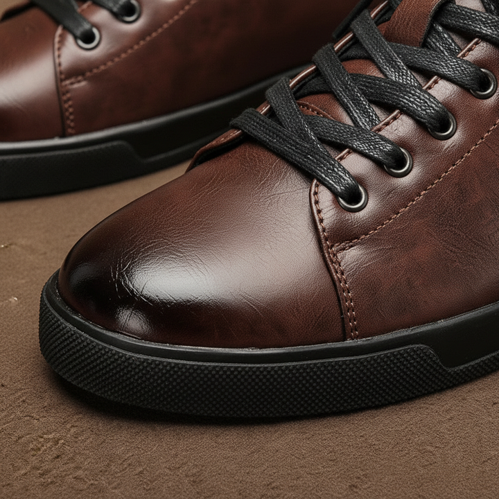 Men's Leather Low Shoes – Mercer Casual